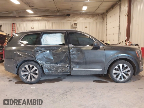 2021 Kia Telluride EX with VIN 5XYP3DHC4MG116989, listed as a IAAI auction lot 41282102 with 58,460 mi miles and . Bid and sale history available at DreamBid. Image 13.