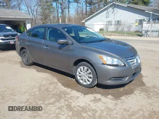 2015 Nissan Sentra SV with VIN 3N1AB7AP2FY243197, listed as a IAAI auction lot 41823476 with 66,736 mi miles. Bid and sale history available at carsss.com. Image 1.