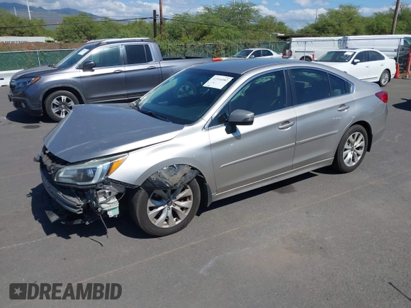 2016 Subaru Legacy 2.5i Premium with VIN 4S3BNAF62G3041864, listed as a IAAI auction lot 41516582 with 121,061 mi miles. Bid and sale history available at carsss.com. Image 2.