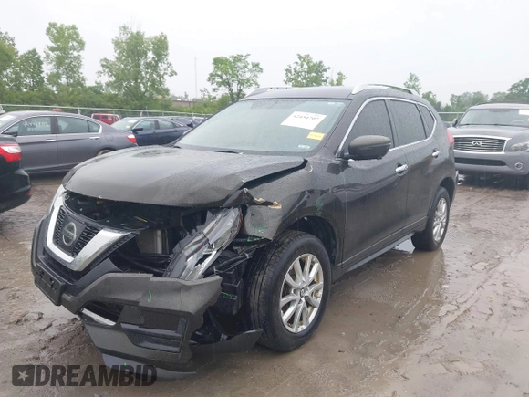 2017 Nissan Rogue SV with VIN KNMAT2MV1HP601384, listed as a IAAI auction lot 42454707 with 159,501 mi miles and . Bid and sale history available at DreamBid. Image 17.