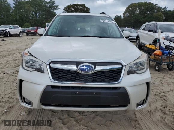 2015 Subaru Forester XT Touring with VIN JF2SJGUCXFH820469, listed as a Copart auction lot 62777665 with 90,389 mi miles and Salvage title. Bid and sale history available at DreamBid. Image 5.