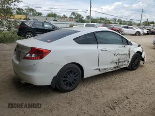 2012 Honda Civic Cpe LX with VIN 2HGFG3B53CH504351, listed as a Copart auction lot 72814614 with 230,903 mi miles and Salvage Title. Bid and sale history available at carsss.com. Image 3.