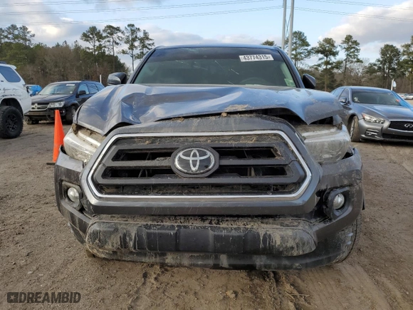 2021 Toyota Tacoma 2WD SR5 with VIN 5TFAZ5CNXMX114728, listed as a Copart auction lot 43774315 with 0 mi miles and Salvage Title. Bid and sale history available at carsss.com. Image 5.