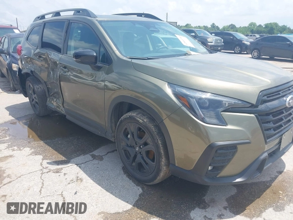 2024 Subaru Ascent Onyx with VIN 4S4WMAHD7R3442485, listed as a IAAI auction lot 42060740 with 9,518 mi miles and . Bid and sale history available at DreamBid. Image 1.