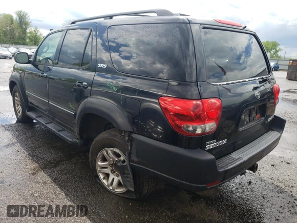 2005 Toyota Sequoia SR5 with VIN 5TDBT44A75S257395, listed as a Copart auction lot 55420505 with 213,121 mi miles and Salvage Title. Bid and sale history available at DreamBid. Image 2.