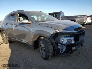 2021 Hyundai Kona Ultimate with VIN KM8K5CA51MU646616, listed as a Copart auction lot 79954034 with 66,177 mi miles and Salvage Title. Bid and sale history available at carsss.com. Image 4.
