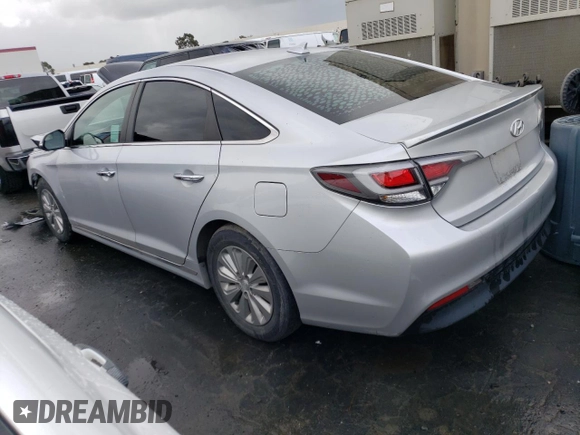2017 Hyundai Sonata Hybrid SE with VIN KMHE24L16HA051080, listed as a Copart auction lot 45269543 with 100,916 mi miles. Bid and sale history available at carsss.com. Image 2.