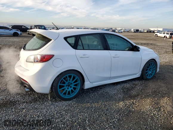 2013 Mazda 3 Mazdaspeed3 Touring with VIN JM1BL1L44D1734886, listed as a Copart auction lot 46096575 with 104,216 mi miles and Salvage Title. Bid and sale history available at DreamBid. Image 3.