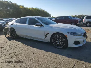 2020 BMW 8 Series M850i with VIN WBAGV8C03LBP49066, listed as a Copart auction lot 48675404 with 28,368 mi miles. Bid and sale history available at carsss.com. Image 4.
