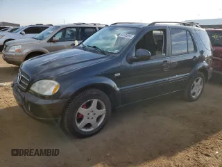 2001 Mercedes-Benz M-Class AMG with VIN 4JGAB74E01A242078, listed as a Copart auction lot 64102894 with 144,519 mi miles and Salvage Title. Bid and sale history available at carsss.com. Image 1.