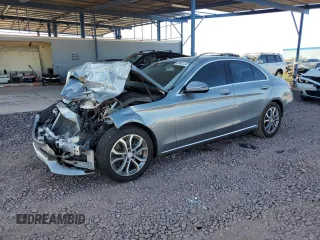 2016 Mercedes-Benz C 300 z VIN 55SWF4JB7GU109002, wystawiony jako Copart lot #58001245 z przebiegiem 109 289 mil mil oraz Szkoda całkowita • Salvage title. Historia ofert i sprzedaży dostępna na DreamBid. Obrazek 1.