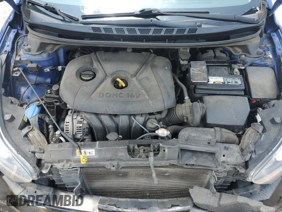 2016 Hyundai Elantra SE with VIN 5NPDH4AE1GH748247, listed as a Copart auction lot 62893425 with 90,898 mi miles and Salvage title. Bid and sale history available at DreamBid. Image 11.