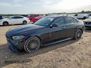 2024 Mercedes-Benz C 300 with VIN W1KAF4GB0RR185165, listed as a Copart auction lot 60465455 with 32,118 mi miles and Salvage title. Bid and sale history available at DreamBid. Image 1.