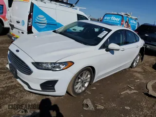 2020 Ford Fusion SE with VIN 3FA6P0HD8LR201264, listed as a Copart auction lot 52190795 with 138,017 mi miles and Salvage Title. Bid and sale history available at carsss.com. Image 1.