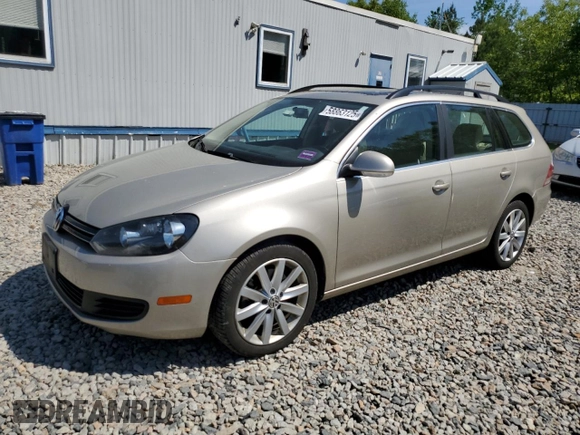 2014 Volkswagen Jetta TDI w/Sunroof with VIN 3VWPL7AJ5EM606949, listed as a Copart auction lot 58863125 with 131,179 mi miles and Clean title. Bid and sale history available at DreamBid. Image 1.