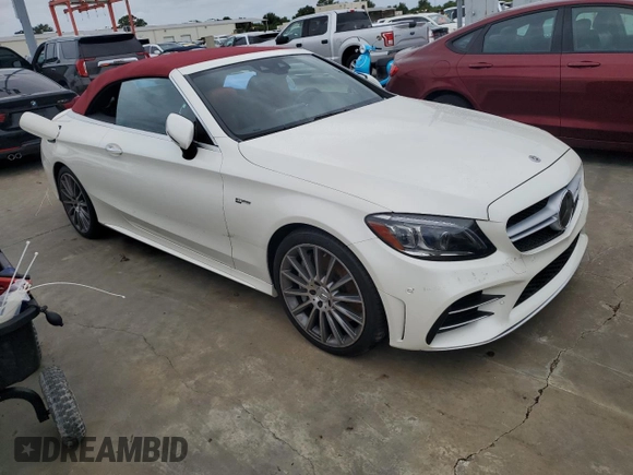 2020 Mercedes-Benz C 43 AMG with VIN WDDWK6EB9LF966842, listed as a Copart auction lot 75062484 with Not provided miles and Non repairable. Bid and sale history available at DreamBid. Image 4.
