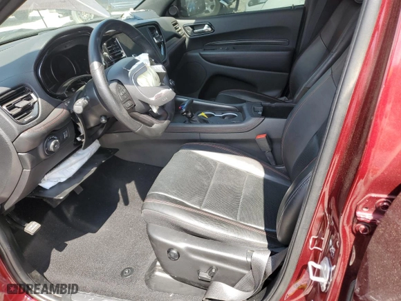 2023 Dodge Durango R/T Plus with VIN 1C4SDJCT6PC576094, listed as a Copart auction lot 51380724 with 0 mi miles and Salvage Title. Bid and sale history available at carsss.com. Image 7.