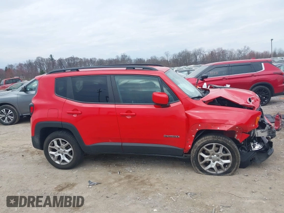 2017 Jeep Renegade Altitude z VIN ZACCJBBB9HPG33672, wystawiony jako IAAI lot #41912411 z przebiegiem 81 833 mil mil oraz . Historia ofert i sprzedaży dostępna na DreamBid. Obrazek 13.