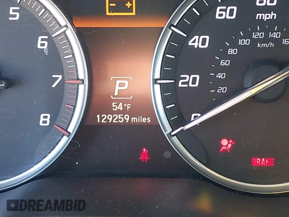 2016 Acura MDX with VIN 5FRYD4H27GB043605, listed as a IAAI auction lot 41402737 with 129,259 mi miles. Bid and sale history available at carsss.com. Image 15.