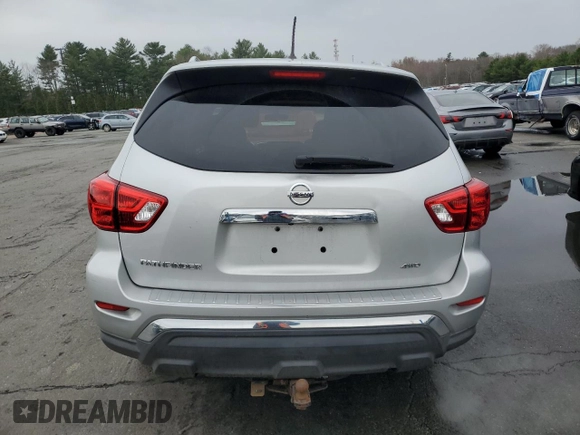 2017 Nissan Pathfinder SL with VIN 5N1DR2MM2HC638563, listed as a Copart auction lot 52873185 with 126,111 mi miles and Salvage title. Bid and sale history available at DreamBid. Image 6.