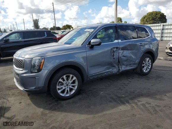2020 Kia Telluride LX with VIN 5XYP2DHC0LG045727, listed as a Copart auction lot 44237055 with NaN miles and Salvage Title. Bid and sale history available at carsss.com. Image 1.