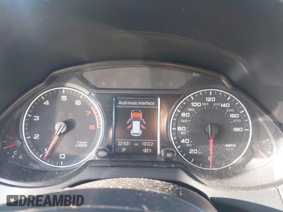 2012 Audi Q5 Premium Plus with VIN WA1LFAFPXCA074671, listed as a IAAI auction lot 42508564 with 221,521 mi miles and . Bid and sale history available at DreamBid. Image 7.