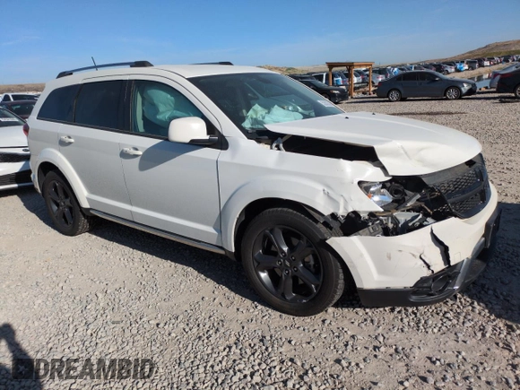 2018 Dodge Journey Crossroad with VIN 3C4PDDGG2JT467065, listed as a Copart auction lot 52802585 with 88,560 mi miles and Salvage Title. Bid and sale history available at DreamBid. Image 4.