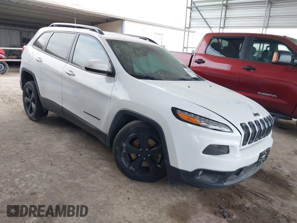 2016 Jeep Cherokee Latitude with VIN 1C4PJLCB5GW207159, listed as a IAAI auction lot 41232649 with 103,991 mi miles. Bid and sale history available at carsss.com. Image 1.