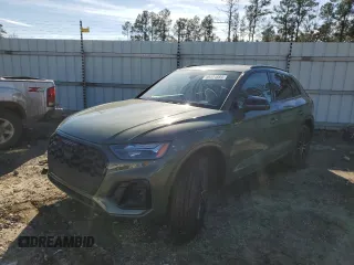 2022 Audi SQ5 Premium Plus with VIN WA1B4AFY4N2024744, listed as a Copart auction lot 80231883 with 32,210 mi miles and . Bid and sale history available at DreamBid. Image 1.