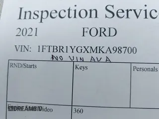 2021 Ford Transit с VIN 1FTBR1YGXMKA98700, выставлен на аукционе IAAI как лот 41805164 с пробегом Не указан миль и . История ставок и продаж доступна на DreamBid. Изображение 9.