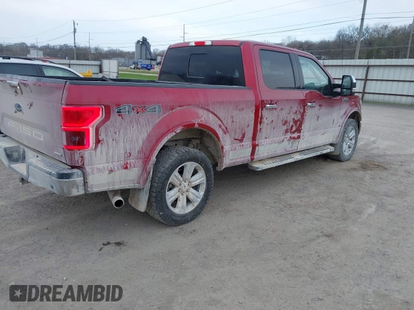 2018 Ford F-150 XL z VIN 1FTFW1EG7JKC38972, wystawiony jako IAAI lot #41976599 z przebiegiem 110 183 mil mil oraz . Historia ofert i sprzedaży dostępna na DreamBid. Obrazek 4.