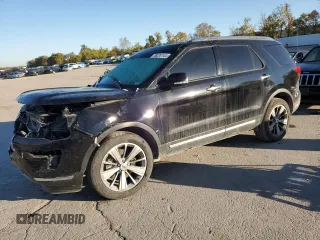 2018 Ford Explorer Limited with VIN 1FM5K8FH6JGC00025, listed as a Copart auction lot 75226144 with 153,724 mi miles and Salvage Title. Bid and sale history available at carsss.com. Image 1.