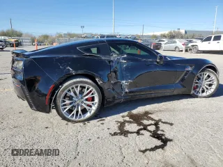 2016 Chevrolet Corvette Z06 1LZ with VIN 1G1YN2D64G5601805, listed as a Copart auction lot 88860495 with 56,787 mi miles and Salvage Title. Bid and sale history available at carsss.com. Image 3.