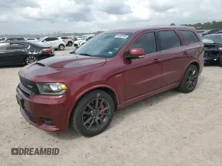 2018 Dodge Durango SRT with VIN 1C4SDJGJ7JC213321, listed as a Copart auction lot 54990105 with 118,519 mi miles and Salvage title. Bid and sale history available at DreamBid. Image 1.