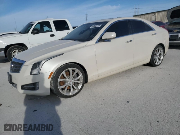 2013 Cadillac ATS Performance with VIN 1G6AC5S37D0112142, listed as a Copart auction lot 49633795 with 165,570 mi miles and Clean Title. Bid and sale history available at carsss.com. Image 1.