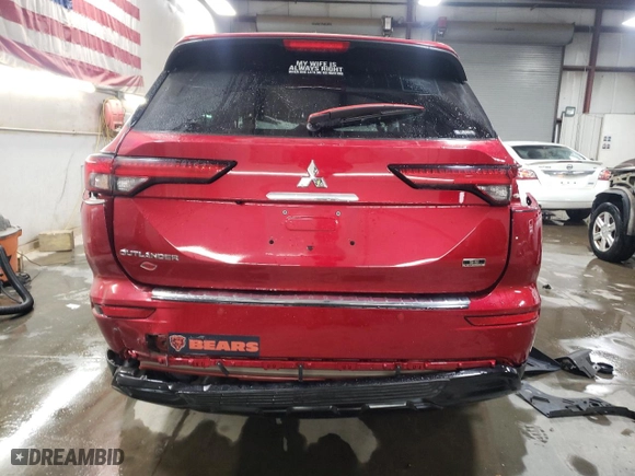 2023 Mitsubishi Outlander SE with VIN JA4J4UA87PZ011954, listed as a Copart auction lot 83415314 with 6,889 mi miles and Non Repairable. Bid and sale history available at carsss.com. Image 6.