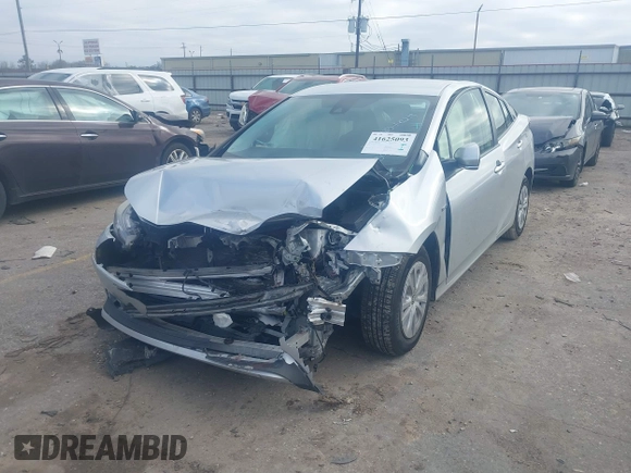 2022 Toyota Prius L Eco with VIN JTDKAMFU7N3175987, listed as a IAAI auction lot 41625093 with Not provided miles and . Bid and sale history available at DreamBid. Image 16.