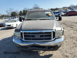 2002 Ford F-250 XL with VIN 3FTNW20F92MA15309, listed as a Copart auction lot 43750155 with 233,290 mi miles and Salvage Title. Bid and sale history available at DreamBid. Image 5.