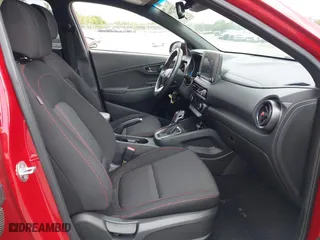 2022 Hyundai Kona N Line with VIN KM8K33A30NU794312, listed as a IAAI auction lot 41875100 with 21,880 mi miles. Bid and sale history available at carsss.com. Image 5.