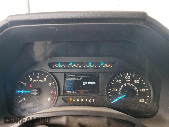 2017 Ford F-150 XL with VIN 1FTEX1C80HKE24030, listed as a Copart auction lot 48968435 with 175,104 mi miles and Clean Title. Bid and sale history available at carsss.com. Image 9.