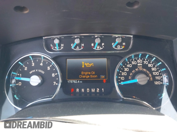 2014 Ford F-150 XL with VIN 1FTFW1ET4EKD19902, listed as a IAAI auction lot 41785376 with 175,762 mi miles. Bid and sale history available at carsss.com. Image 7.