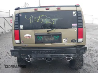 2005 Hummer H2 SUV with VIN 5GRGN23U35H130615, listed as a IAAI auction lot 41085325 with 138,393 mi miles. Bid and sale history available at carsss.com. Image 16.