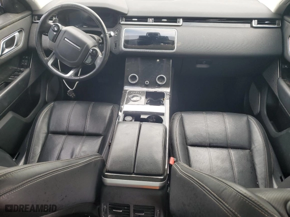 2018 Land Rover Range Rover Velar S with VIN SALYB2RX1JA738130, listed as a Copart auction lot 82852884 with 77,606 mi miles and Salvage Title. Bid and sale history available at carsss.com. Image 8.