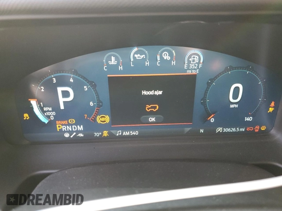 2023 Ford Bronco Raptor with VIN 1FMEE5JR4PLB71484, listed as a Copart auction lot 53314175 with 30,626 mi miles and Salvage title. Bid and sale history available at DreamBid. Image 9.