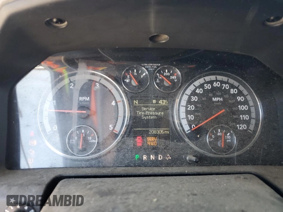 2011 Ram 2500 SLT with VIN 3D7UT2CL2BG504080, listed as a Copart auction lot 49281575 with 208,305 mi miles and Salvage Title. Bid and sale history available at carsss.com. Image 9.