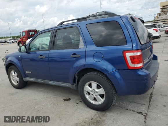 2008 Ford Escape XLT с VIN 1FMCU03108KB12718, выставлен на аукционе Copart как лот 57175474 с пробегом 152 698 миль миль и Списание • Salvage title. История ставок и продаж доступна на DreamBid. Изображение 2.