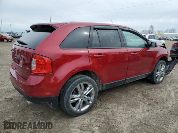 2013 Ford Edge SEL with VIN 2FMDK3JC2DBC77786, listed as a Copart auction lot 51224285 with 128,813 mi miles and Clean Title. Bid and sale history available at carsss.com. Image 3.