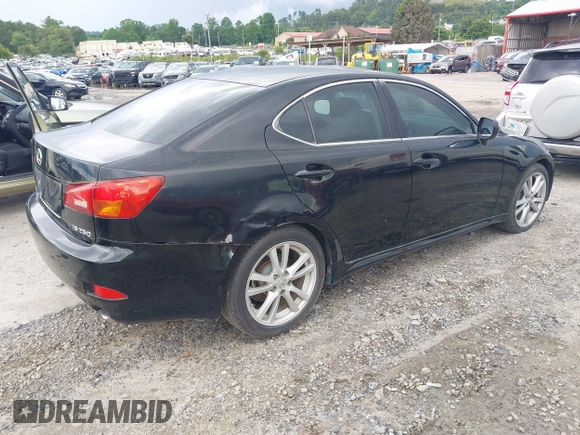 2006 Lexus IS 250 with VIN JTHBK262862001609, listed as a IAAI auction lot 42461788 with 216,600 mi miles and . Bid and sale history available at DreamBid. Image 4.