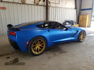 2015 Chevrolet Corvette Z51 3LT with VIN 1G1YM2D78F5107814, listed as a Copart auction lot 67974484 with 36,866 mi miles and Salvage title. Bid and sale history available at DreamBid. Image 3.