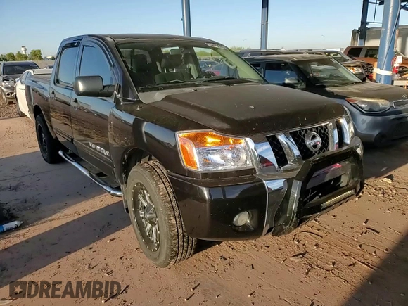 2012 Nissan Titan SV with VIN 1N6BA0ED5CN302776, listed as a Copart auction lot 55096625 with 128,484 mi miles and Salvage title. Bid and sale history available at DreamBid. Image 13.
